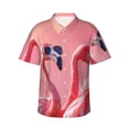 thumbnail image 1 of Fotbe Cool Flamingos Sunglasses Scene Camisa Hawaiana para Hombre Unisex – Camisa Casual de Verano con Botones de Manga Corta de Algodón y Lino,Medium, 1 of 7