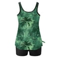 thumbnail image 4 of Otvok 2025 Womens Printed Fashion Sports Two-Piece Vest With Shorts Swimsuit Set, 4 of 6