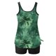 thumbnail image 4 of Karight Tankini Swimsuits for Women Two Piece Bathing Suits Blouson Tank Top with Boyshorts Tummy Control Modest Swimsuits, 4 of 5