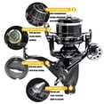 thumbnail image 4 of New Carp Fishing Reel Spinning Reels Max Double Drag 27kg 12+1BB Carretilha De Pesca Accesorios Mar Peche En Mer Salt/Freshwater, 4 of 14
