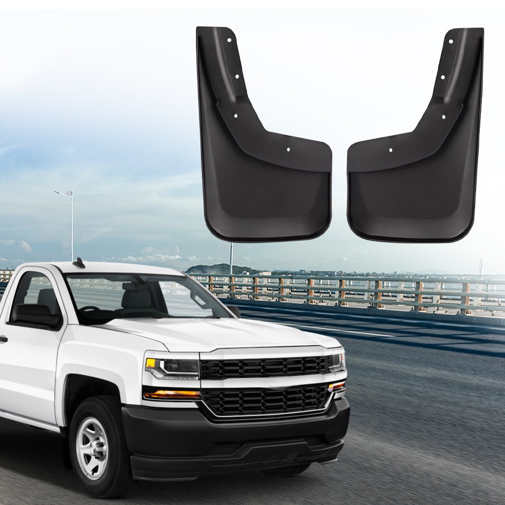 PIT66 Splash Guard Mud Flaps Fender Mudguards, Fit for 2014-2018 Silverado 1500/2015-2018 Silverado 2500 3500