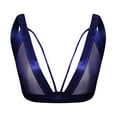 thumbnail image 6 of Aboser Push Up Bras for Women See Through Balconette Bra Lightly Mesh Sheer Bralettes Cut Out Wireless Bra Comfort 1/2 Cup Lingerie, 6 of 7