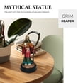 thumbnail image 6 of Santa Muerte Statue 5 inch, Grim Reaper Statue in Rainbow Robe, Reaper Figurine of Holy Death, 6 of 7