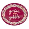 Packed Party "Gather and Gobble" Oval Plate , 10.4" x 12.2", 8 Ct.