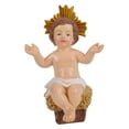 thumbnail image 1 of Figura del Niño Jesús Figura del Niño Jesús Muñeca Resina Coleccionable Pintada a Mano Cristo S, 1 of 9