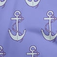 thumbnail image 1 of oneOone Cotton Jersey Bluish Violet Fabric Nautical Sewing Material Print Fabric By The Yard 58 Inch Wide, 1 of 6