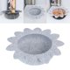 thumbnail image 5 of Cama de gato para de interior, cueva acogedora para , , de gato, perrera en apariencia , suministros para mascotas , Gris claro Sunnimix cama de fieltro para gatos, 5 of 8