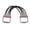 Black, variant on Gieenan 5 Tube Chest Expander Muscle Pull Exerciser Chest Arm Chest Expander Adjustable