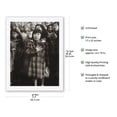 thumbnail image 2 of Pledge of Allegiance One Nation Indivisible - San Francisco, California - Vintage B&W Photograph by Dorothea Lange c.1942 - Japanese Unryu Rice Paper Art Print (Unframed) 17 x 22 in, 2 of 4