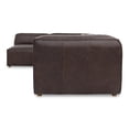 thumbnail image 3 of Moe's Home Collection Form Modular Sectional Leather Brown, 3 of 5