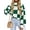 Green, variant on MOSHU Oversized Sweaters for Women Drop Shoulder Plaid Colorblock Tops Fall Crewneck Pullover Sweater