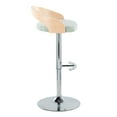 thumbnail image 5 of LumiSource Silver Grotto Adjustable Barstool - Set of 2, 5 of 6