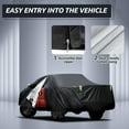 thumbnail image 4 of 6 Layers Car Cover Custom Fit for Toyota Camry 1996-2025, Honda Accord 2001-2025, Waterproof Full Exterior Cover Rain Sun Protection with Door Zipper, 4 of 14