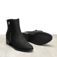 thumbnail image 2 of BURUDANI Women's Side Zip Low Heel Ankle Booties, 2 of 5