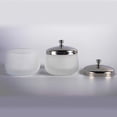 thumbnail image 2 of Plato Dappen De Vidrio Mate Con Tapa De Acero Inoxidable, 2 Piezas, Polvo Acrílico Para Decoración De Uñas, Herramientas Para Decoración De Uñas, Vaso De Vidrio, 2 of 5