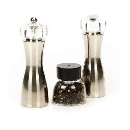 Trudeau Pepper Mill And Salt Shaker Set With Pep
