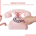 thumbnail image 2 of Bangcool Corded Landline Telephone, Landline Phones for Home, Pink Vintage Rotary Phone, Desk Telephone for Home, Office, Hotel Decoration, 2 of 7