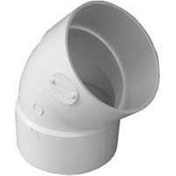Genova Products 40630 3 In. Pvc Drain 45 Degree Elbow