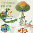 thumbnail image 2 of 2win2buy Drawing Projector for Kids Art Sketcher Projector for Tracing with 48 Patterns & Graffiti Boards & Pen Drawing Board with Light, Toys Gifts for Boys Girls, Green, 2 of 6