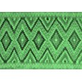 thumbnail image 1 of Ahgly Company Indoor Rectangle Southwestern Emerald Green Country Area Rugs, 2' x 4', 1 of 4