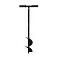 thumbnail image 1 of Mistaha 150mm Manual Earth Auger Drill Bit with Wing Nut Connection - Cast Steel Roundtip for Planting Trees and Digging Weeds - Antislip Handle for Effortless Use, 1 of 5