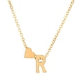 thumbnail image 2 of Latrodar Heart 26 English Letter Pendant Necklace Heart Short Collarbone Chain R up to 30% Off, 2 of 5