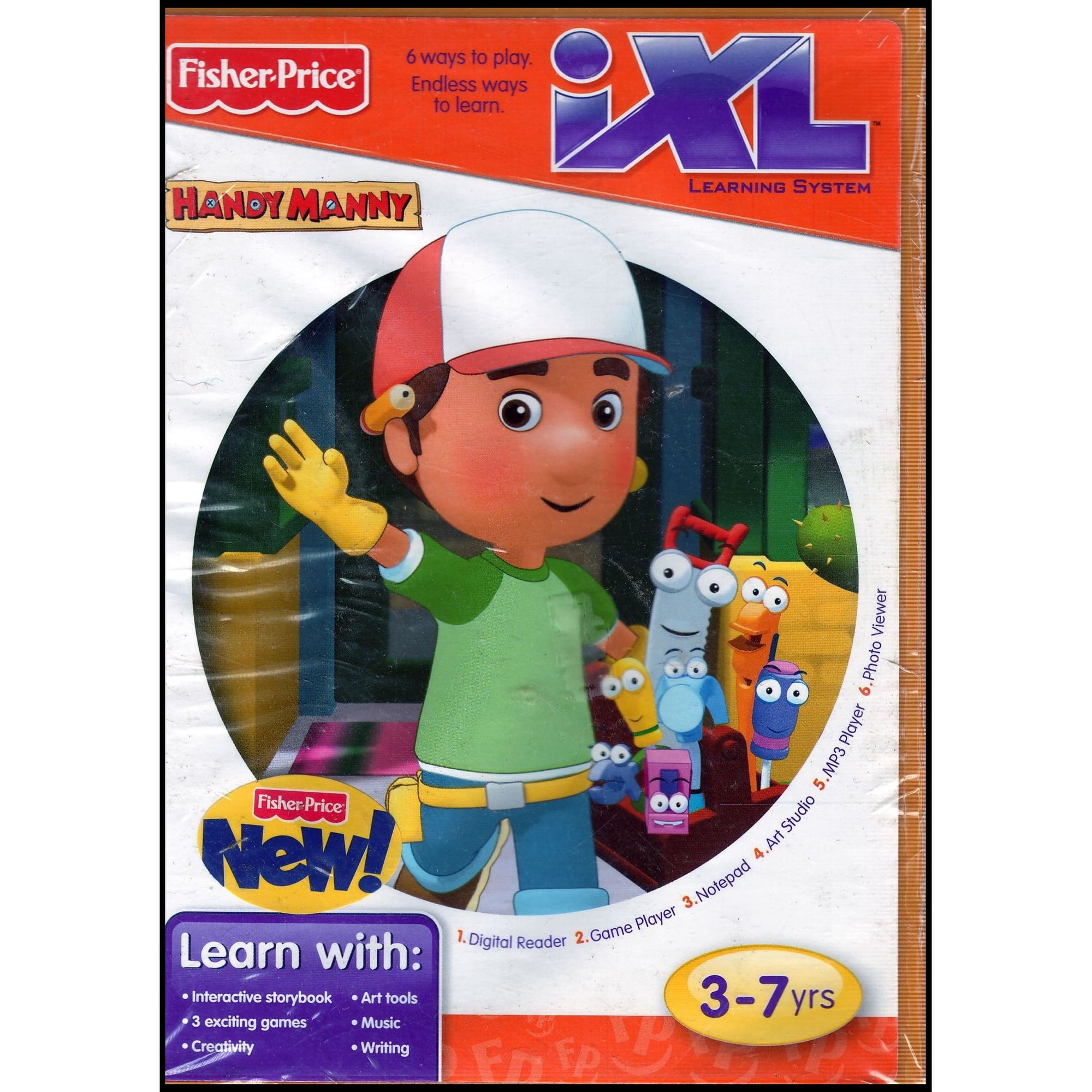 Fisher-Price iXL Learning System Software Disney Handy Manny (CD-Rom - ixl Platform)