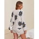 thumbnail image 5 of Ekouaer Knit Pajamas Set for Women Lounge Wear Sets Long Sleeve Sweatsuit Matching 2 Piece Outfits Casual Sweater Sets S-XXL, 5 of 5