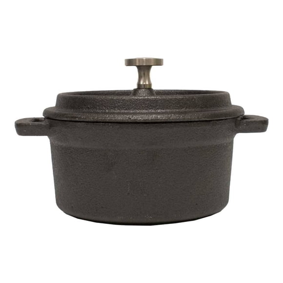 Cacerola con Tapa Home Trends de Hierro Fundido Redonda 280 ml