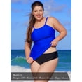 thumbnail image 2 of RELLECIGA Women's Swimwear Bottoms High Cut High Waisted Bikini Bottom, 2 of 11