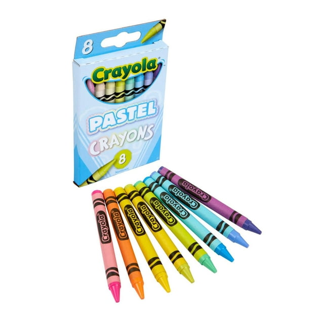 Crayones Pastel Crayola 8 unidades Material de Arte para Niños