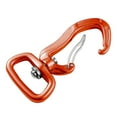 thumbnail image 4 of Heavy Duty Swivel Carabiner Clip with degree Rotatable Locking Carabiner Clip for Outdoor Activity Backpacking Hiking Climbing Brown, 4 of 10