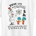 thumbnail image 3 of Cat in the Hat - Think Like Proton Be Positive - Women's Short Sleeve Graphic T-Shirt, 3 of 5