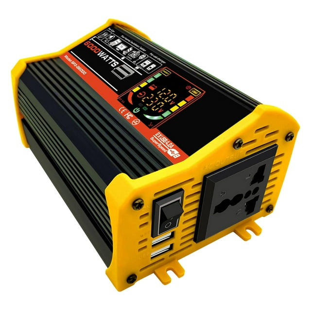 Inversor de corriente de 500W y encendedor de cigarrillos Fuente de alimentación para acampar Negro 220V A Negro 220V C Sunnimix inversor de corriente para coche