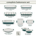 thumbnail image 5 of Country Kitchen Nonstick Stackable Bakeware Set - Durable, Easy Release Baking Set, Sage, 10 Pcs, 5 of 8