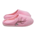 thumbnail image 3 of Pantuflas Bordadas Para Dama Color Rosa, 3 of 4