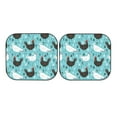 thumbnail image 5 of Lsque Lovely Roosters 2 PCS Windshield Sun Shade | CarFoldable Window Covers | Car Accessories Reflect UV for Universal Cars SUV Truck | Medium, 5 of 7