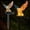 B, variant on Personalized Solar Eagle Garden Light | 250th Anniversary Solar Powered Garden Light | Eagle Garden Stakes 4th of July Decorations