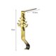 thumbnail image 4 of Soporte para medias navideñas para repisa de chimenea, soporte para medias navideñas de metal de bronce brillante para repisa de chimenea, decoraciones navideñas, 4 of 5