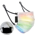 thumbnail image 1 of Máscara LED brillante de 7 colores para Halloween, máscara de fibra óptica de Navidad, máscaras de Cosplay para fiesta recargables por USB con filtro desmontable, 1 of 9