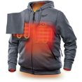 thumbnail image 3 of Milwaukee 302G-212X M12 Gray Heated Hoodie Kit XXL, 3 of 13