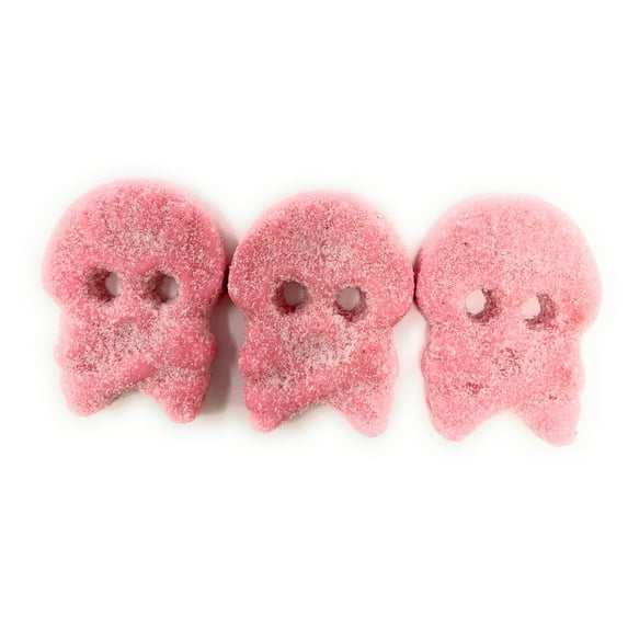 Sour Raspberry Foam Skull (Cool Hallon Skalle Skum) (2.200 Lbs)