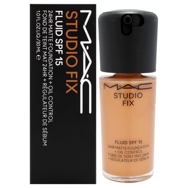 Base MAC Studio Fix Fluid, SPF 15, 24 horas, mate, NW40, 30 ml