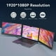 thumbnail image 3 of APILDELLA 14 Triple Monitor Portátil para Laptop, Extensor de visualización Triple para Laptop FHD 1080P USB C HDMI, Expandedor de Pantalla Plug-Play para Mac/Windows para portátils 13-17.3, 3 of 5