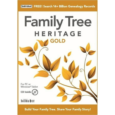 Individual Software Family Tree Heritage Gold 16, Windows, (Email Delivery), (886389186357)