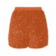 thumbnail image 5 of TaTaai Women Stretchy High Waist Solid Color Sequin Shorts Sparkly Glitter Shorts Slim Fit Lightweight Breathable Machine Washable No Fading Party Club Event Wear Gift, 5 of 9