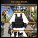 thumbnail image 5 of Chaleco de caza de camuflaje chaleco Molle ajustable para el pecho para acampar viajar deporte, 5 of 9
