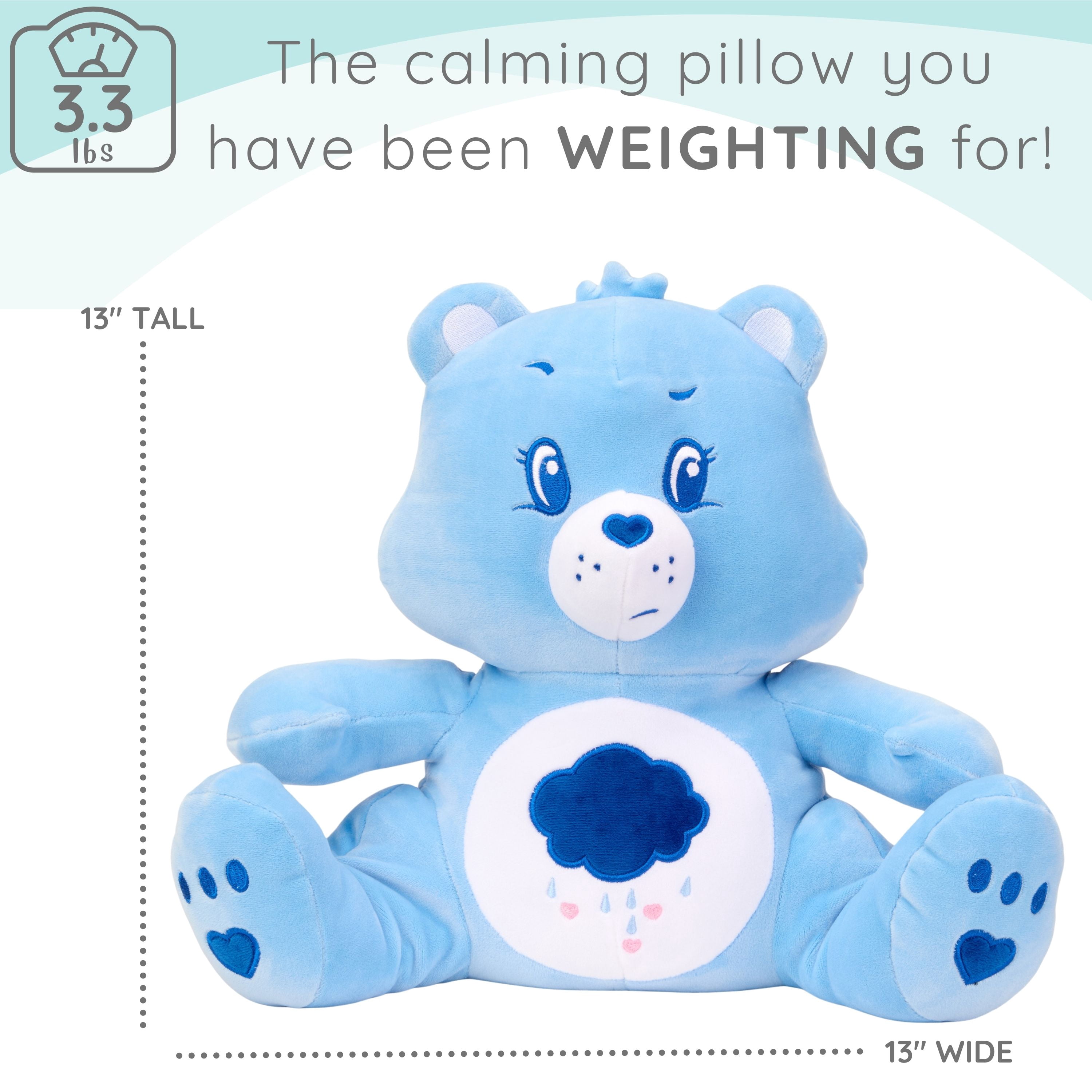 Care Bears Grumpy Bear Kids Weighted Pillow Buddy 3.3 lb Plush