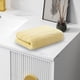 thumbnail image 4 of Toalla beige rectangular, toalla gruesa absorbente de color liso para el hogar, lavado facial, regalo, 4 of 6