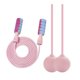 thumbnail image 2 of Cuerda de saltar con rodamiento de ejercicio, cuerdas de saltar deportivas para ejercicio para adultos que queman grasa, cuerda de saltar - Cable de rosa Cordón + Rosa sin cuerda Baoblaze Cuerda para saltar inalámbrica, 2 of 8